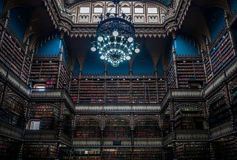 Библиотека Real Gabinete Portugues De Leitura Рио-Де-Жанейро